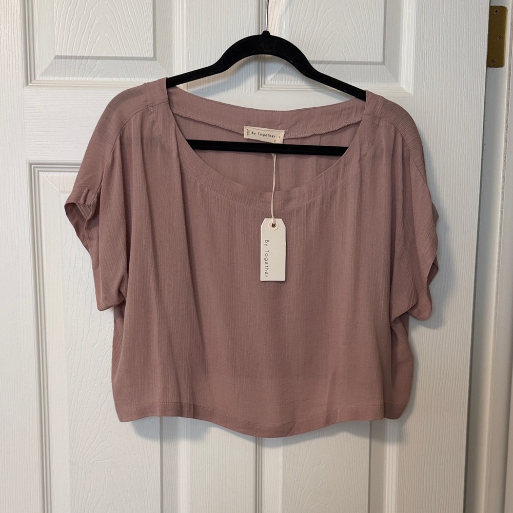 NEW WOMENS By Together Flowy Summer Top sz L NWT